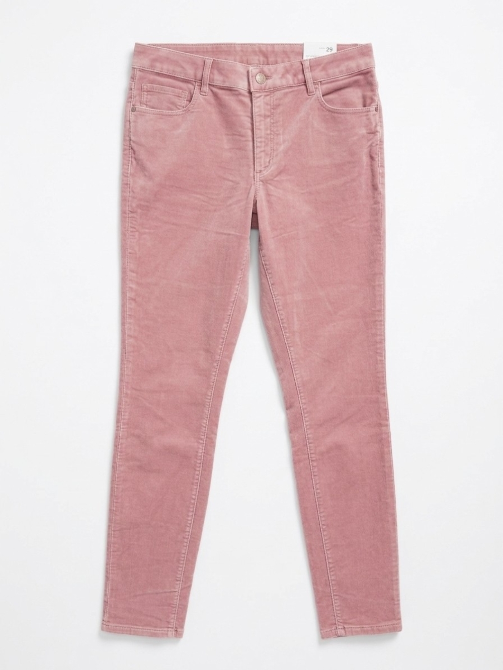 LOFT Dusty Rose Corduroy Skinny Pants